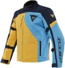 Dainese Ranch Tex Giacca tessile moto,  blu-giallo,  dimensione 64
